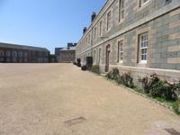 Im Innenhof von Elisabeth Castle