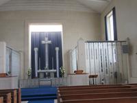 In der Glaskirche von St. Aubin