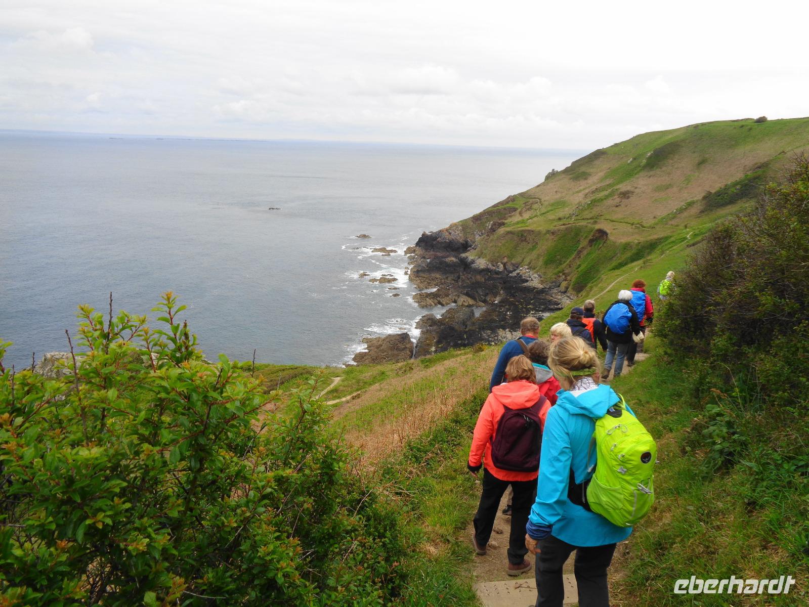 Jersey, Küstenwanderung von der Bonne Nuit Bay zur Rozel Bay 