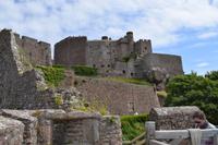 impossante Burganlage Mont Orgueil Castle