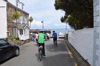 Ankunft im Hafenstädtchen Rozel