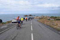 Ankunft am Corbiére Lighthouse im Westen der Insel Jersey