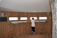 in der Vogelbeobachtungsstation 