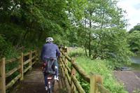 separater Radweg nach Norden der Insel Jersey