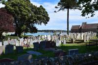 Ankunft an der St. Brelade Parish Church