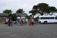 Start der Radtour auf Guernsey am Hotel Jerbourg