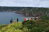 Blick von der Südküste Gernsey´s 