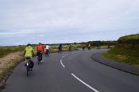 Küstenstraße der Rocquaine Bay nach Norden