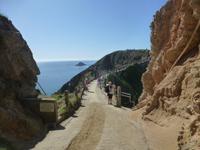 Damm La Coupee auf der Insel Sark