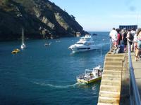 Fähranlegestelle auf der Insel Sark