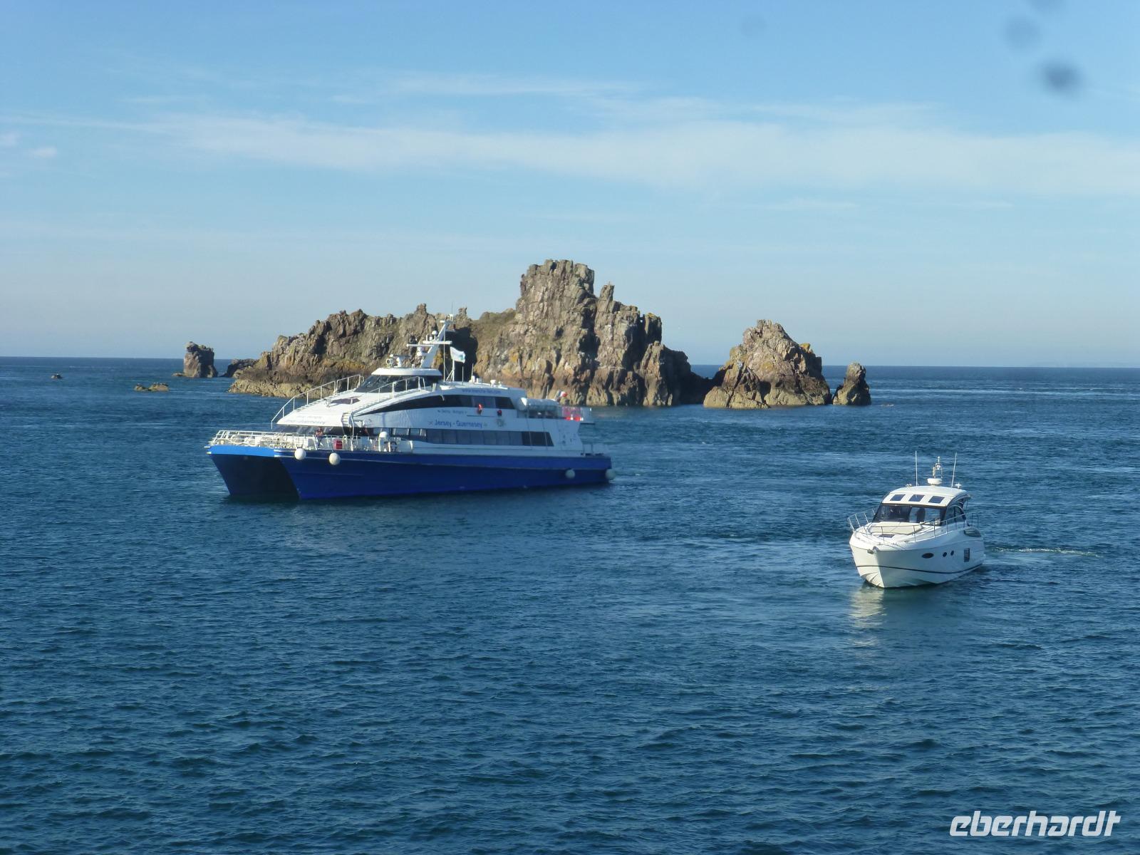 Fähre zwischen Sark und Jersey