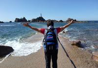 Am Corbiere Leuchtturm auf Jersey