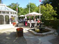 Teepause im Chateau La Chaire auf Jersey