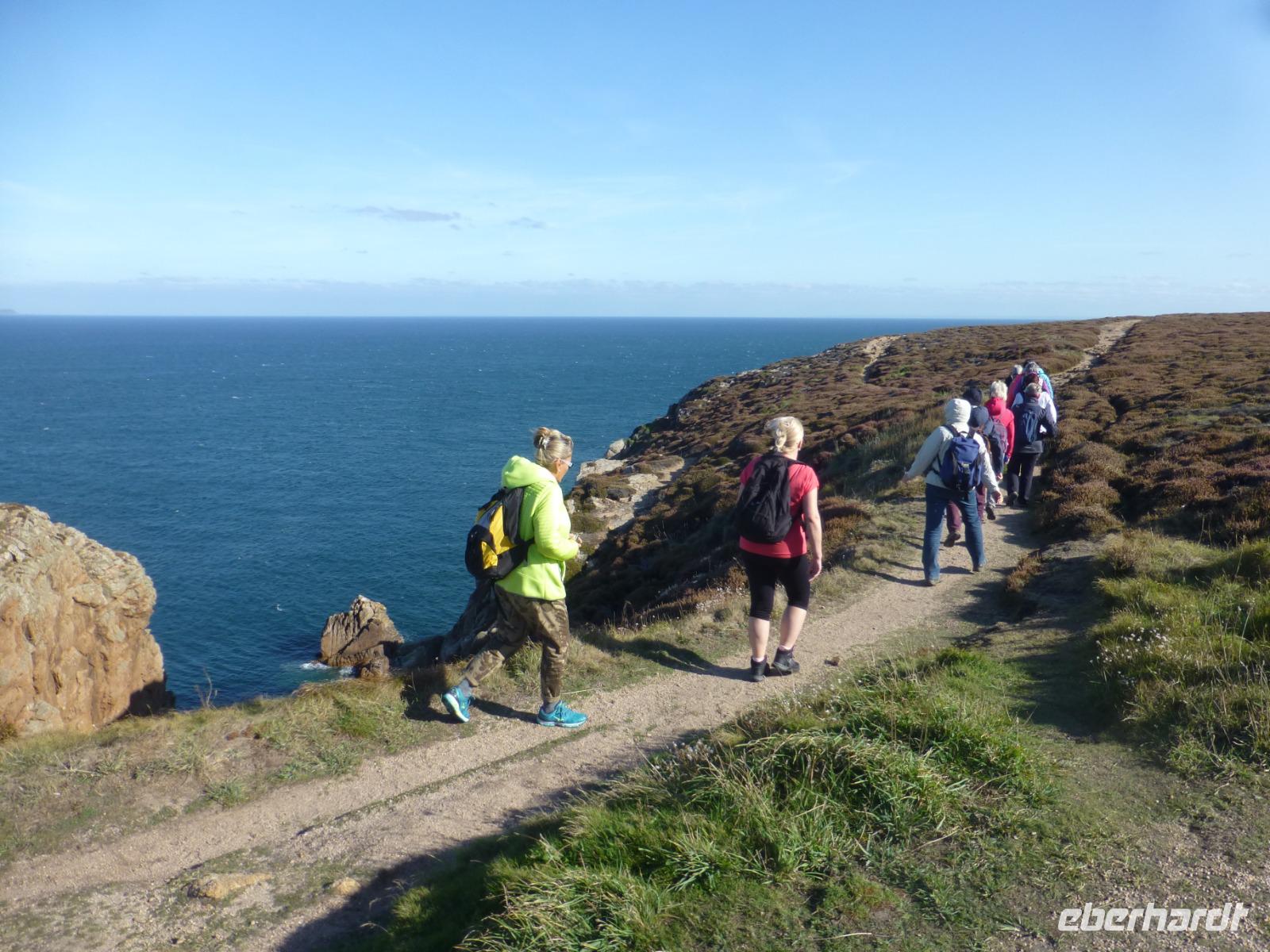 Wanderung an der Nordküste von Jersey bei Grosnez