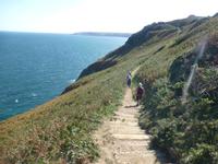 Wanderung an der Nordküste von Jersey nach Greve de Lecq