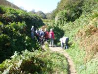 Wanderung an der Nordküste von Jersey nach Greve de Lecq