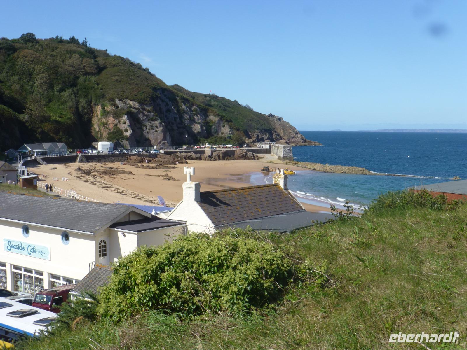 Bucht Greve de Lecq an der Nordküste von Jersey