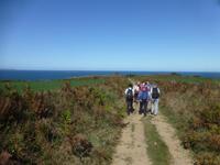 Wanderung an der Nordküste von Jersey zum Devils Hole