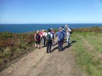 Wanderung an der Nordküste von Jersey zum Devils Hole