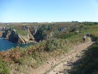 Wanderung an der Nordküste von Jersey zum Devils Hole