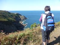 Wanderung an der Nordküste von Jersey zum Devils Hole