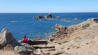 Wanderung zum Corbiere Leuchtturm an der Südküste Jerseys
