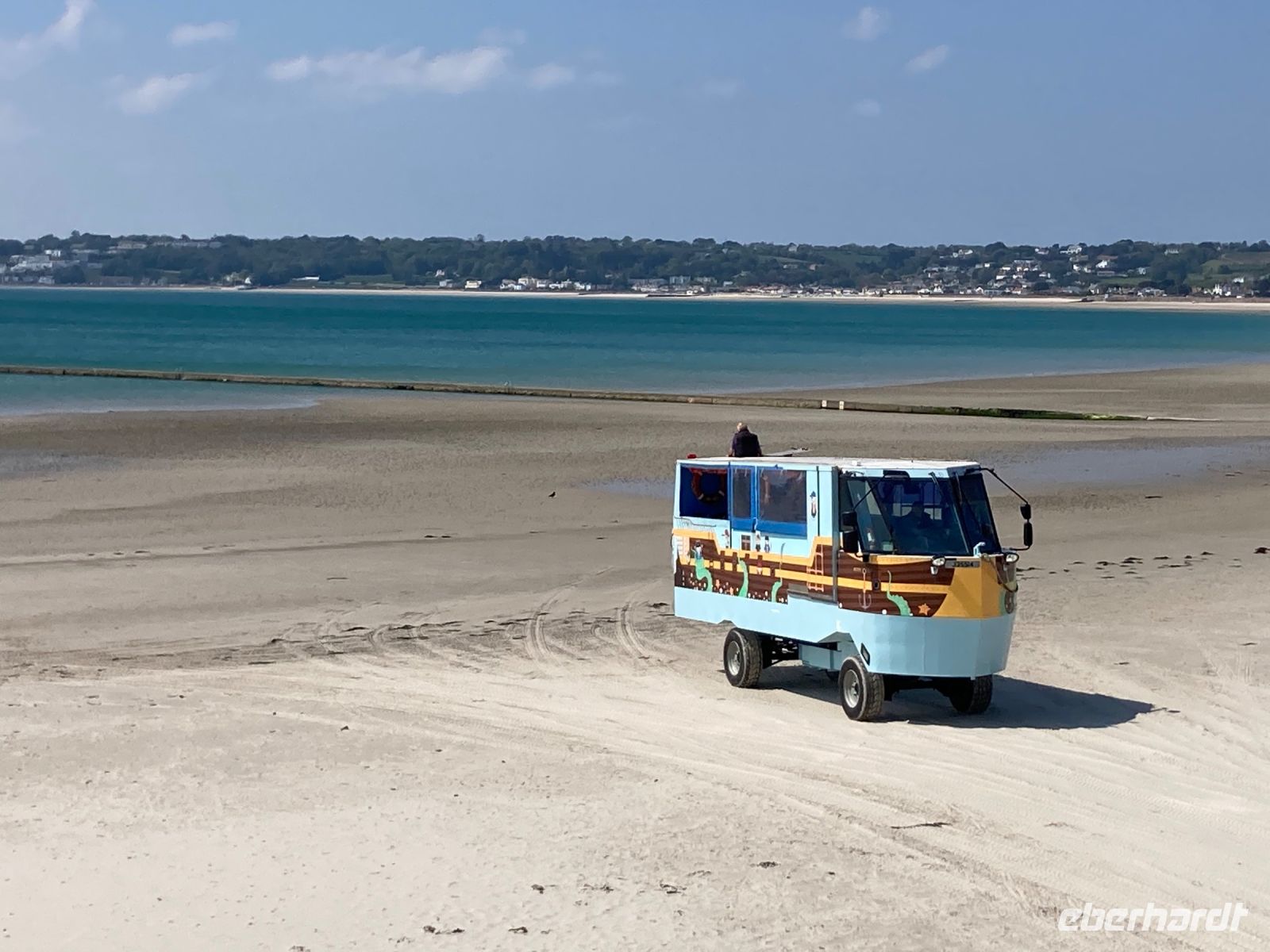Amphibien-Fahrzeug (Fähre) zum Elizabeth Castle, St. Helier