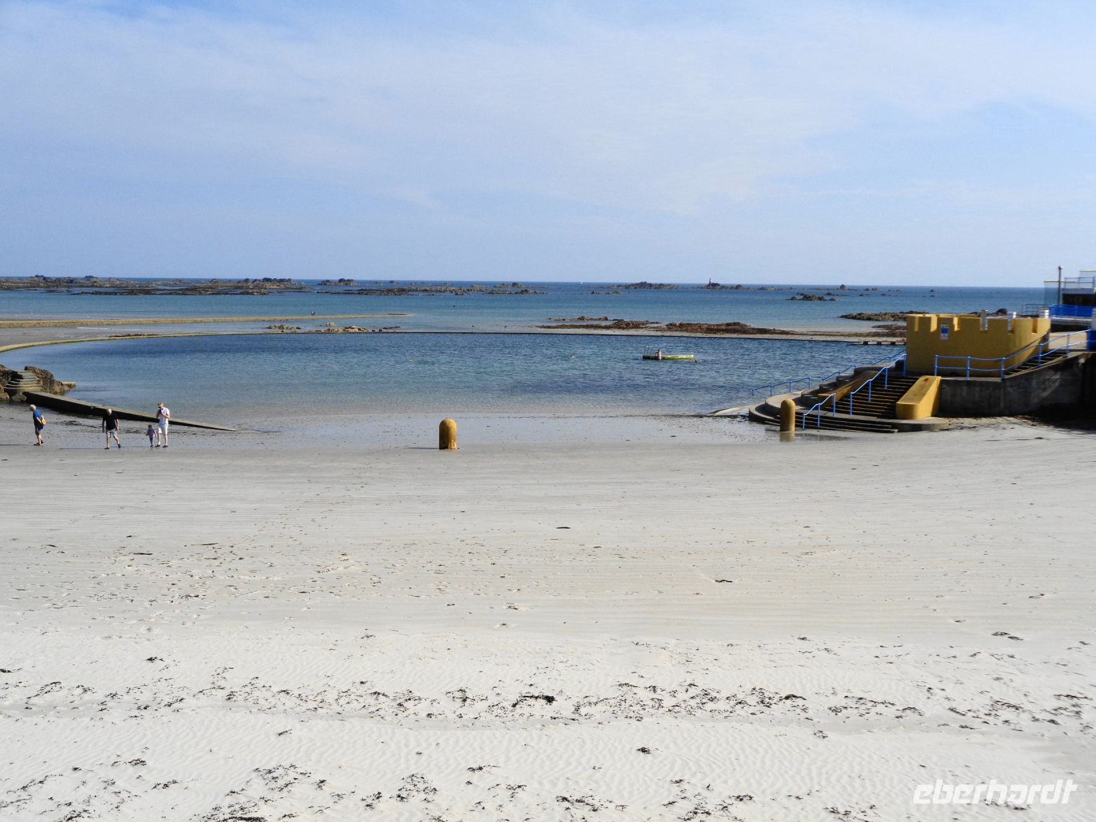 Jersey - Havre des Pas Gezeitenpool bei Ebbe