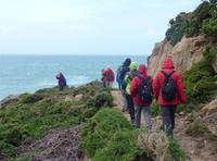 Wanderung entlang der Südküste Jerseys