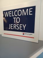 Begrüßung auf der Kanalinsel Jersey