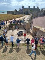 Demonstration der Kanonen