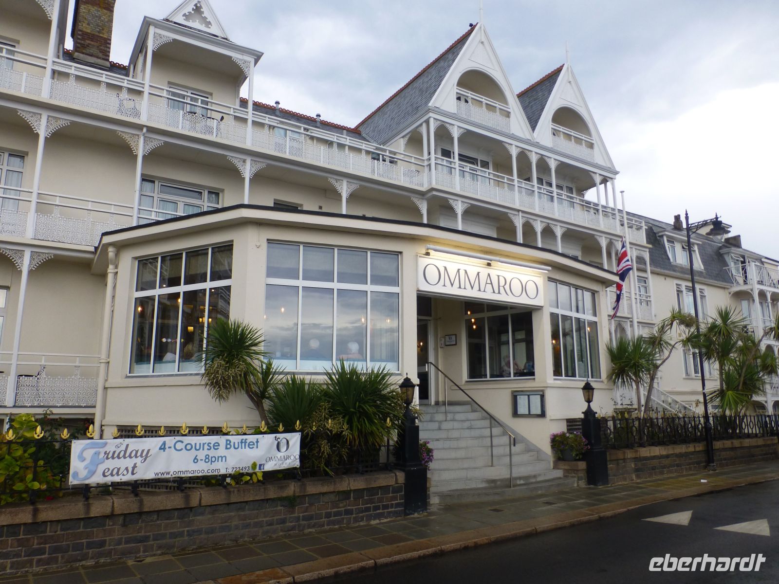Unser Hotel im besten britischen Stil mit Blick auf den Atlantik