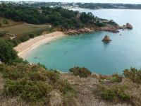 Die Südküste ist nicht so steil wie jene auf der Nordseite