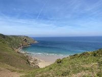 Aussicht vom Küstenpfad im Norden Jerseys