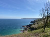 Aussicht vom Küstenpfad im Norden Jerseys