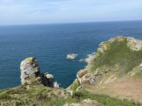 Aussicht vom Küstenpfad im Norden Jerseys