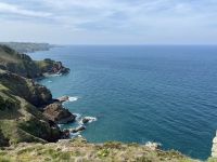 Aussicht vom Küstenpfad im Norden Jerseys