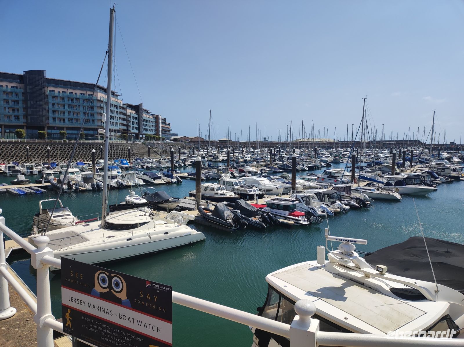 Hafenbucht von St. Helier auf Jersey