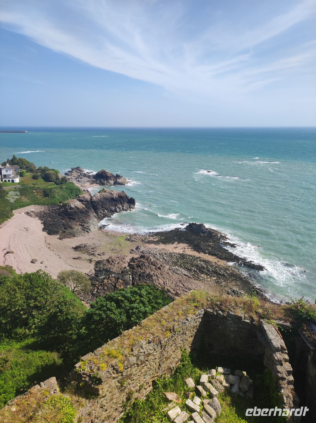 Aussicht vom Gorey Castle