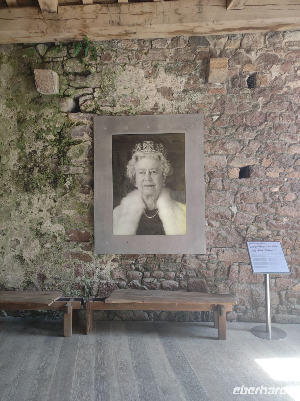 Ausstellung in dem Gorey Castle auf Jersey