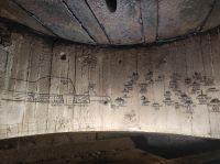 Skizzen von Wehrmacht Soldaten im Bunker auf Jersey