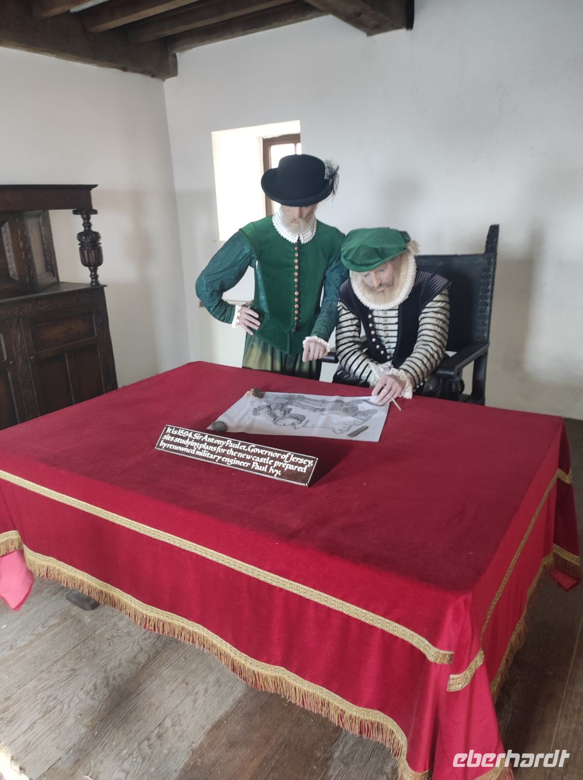 Ausstellung im Elizabeth Castle auf Jersey