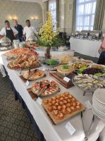 Großes Fischbuffet im Hotel Oomaaro auf Jersey