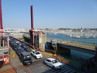 St. Malo - Beladung der Condor-Fähre nach Jersey