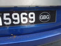 Autokennzeichen Guernsey