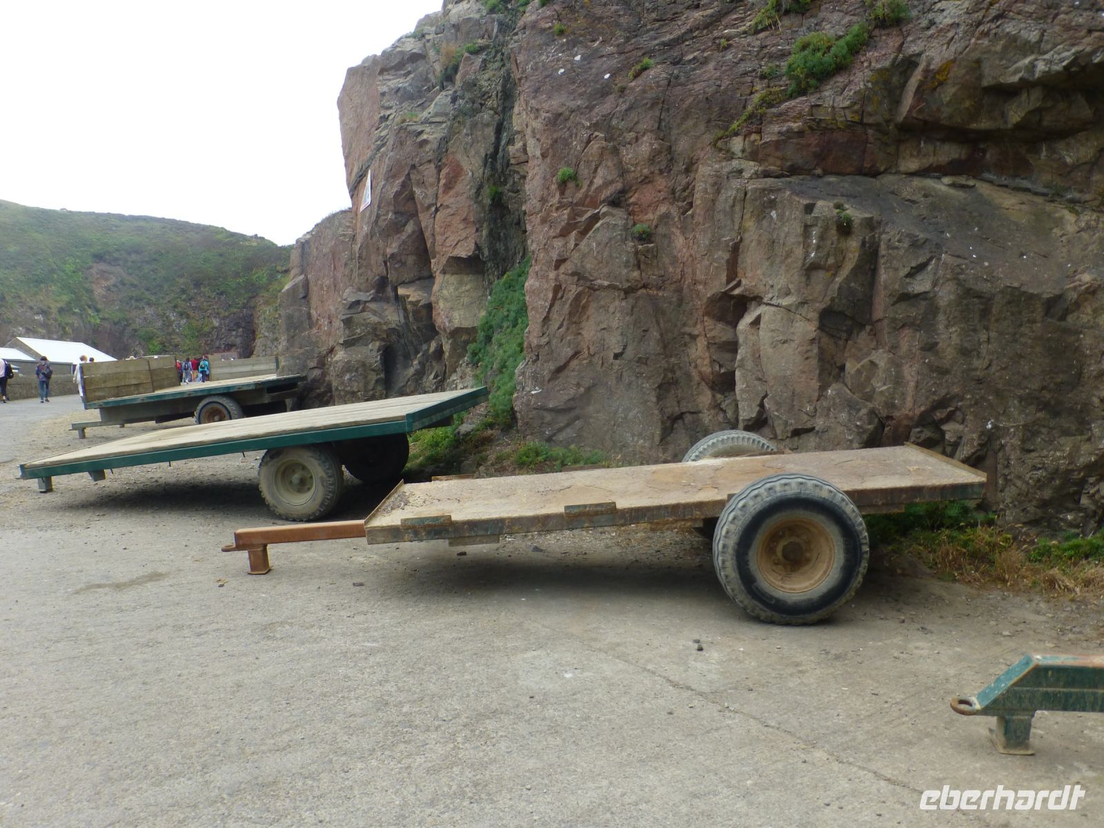 Da Sark autofrei ist, müssen die Waren über die Insel anders transportiert werden…