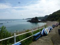 In der Bouley Bay findet uns die Sonne wieder. Strandleben at its best: schwimmen, surfen und den Ausblick sowie das Leben genießen.