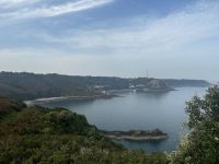 Küstenwanderung oberhalb der Bonne Nuit Bay