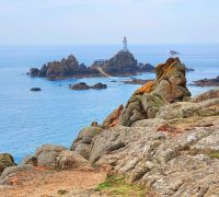 Inselrundfahrt auf Jersey - Corbière-Leuchtturm an der Südwestspitze