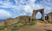 066 Ruinen von Grosnez Castle auf Jersey